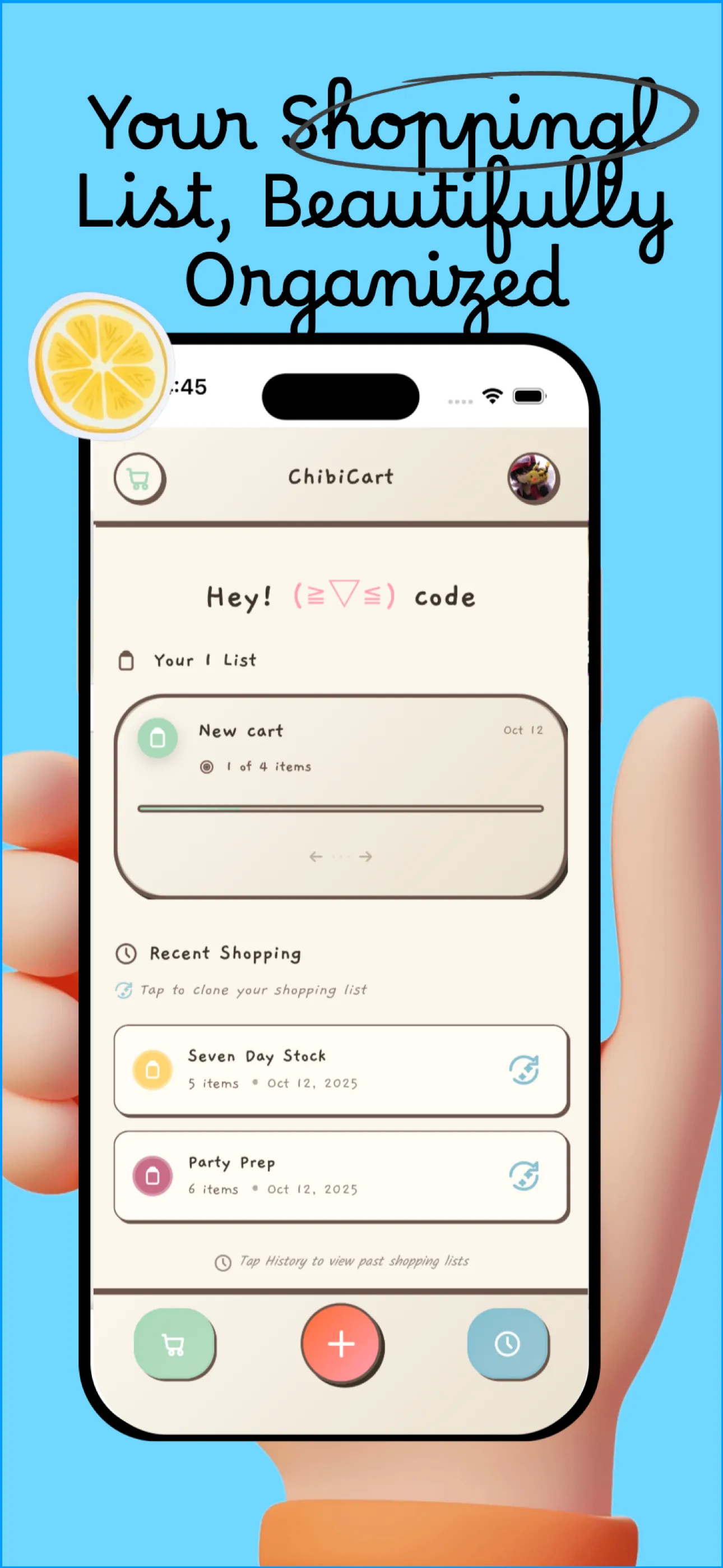 ChibiCart app working offline